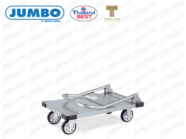 Single Stainless Steel Platform Truck Foldable Handle 350 kg