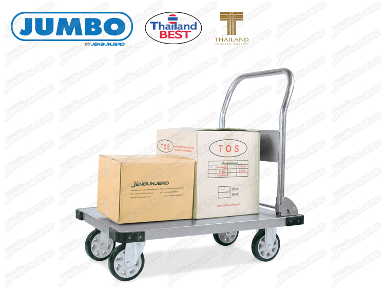 Single Stainless Steel Platform Truck Foldable Handle 350 kg